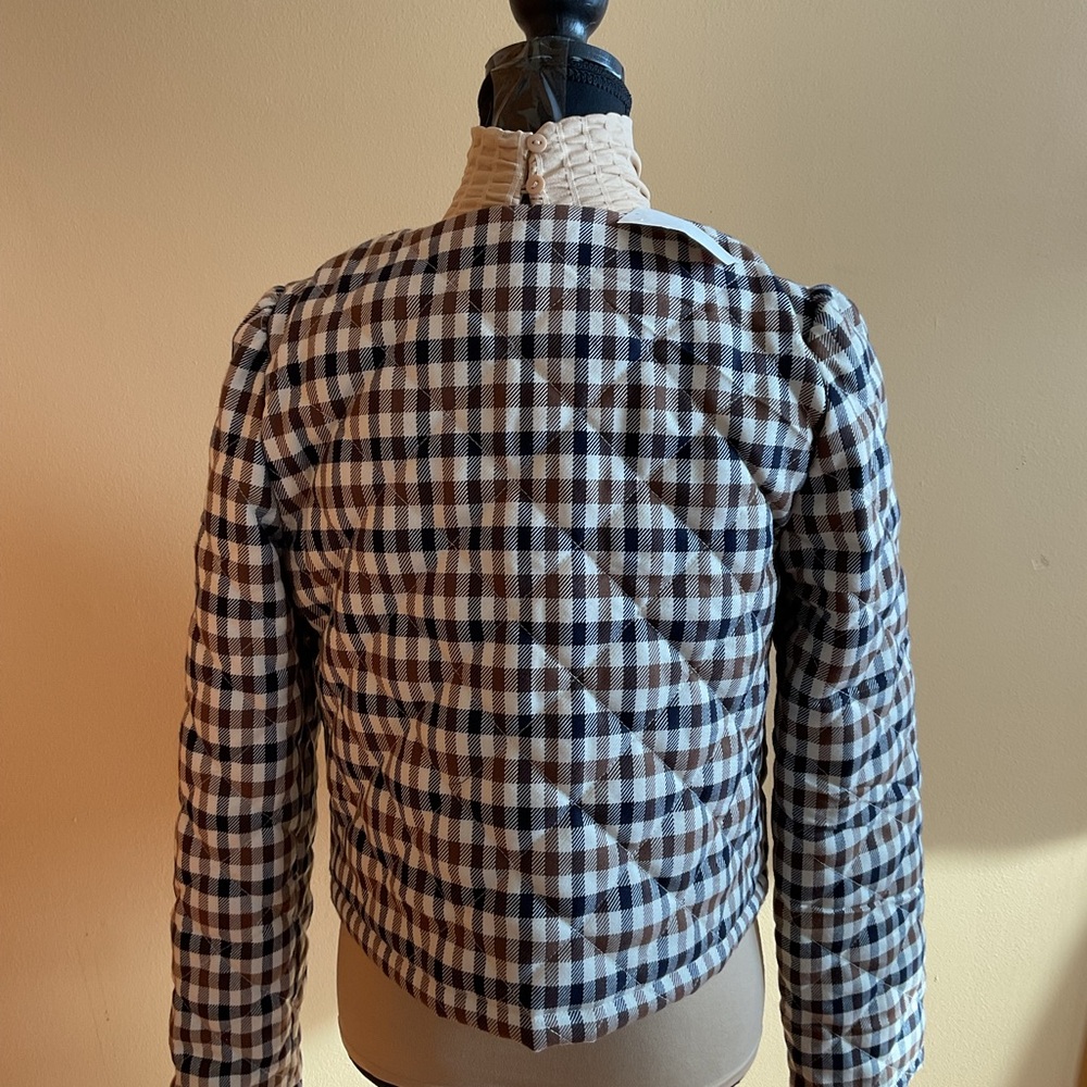 House of Harlow 1960 Plaid Blazer - Black and White NWT S - Picture 4 of 8
